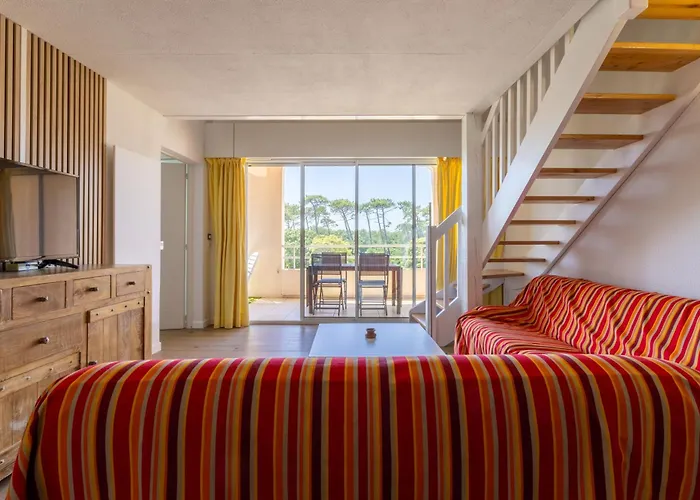 Apartmán Grand Balcon, Piscine, Plage, Golf, Parking, Wifi, Lave Linge & Vaisselle Moliets-et-Maa